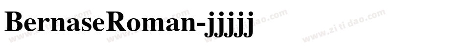 BernaseRoman字体转换