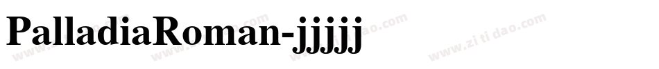 PalladiaRoman字体转换