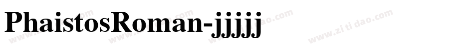 PhaistosRoman字体转换