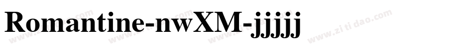 Romantine-nwXM字体转换