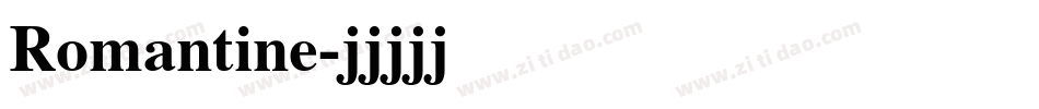 Romantine字体转换