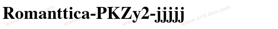 Romanttica-PKZy2字体转换