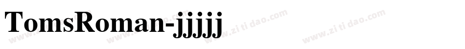 TomsRoman字体转换