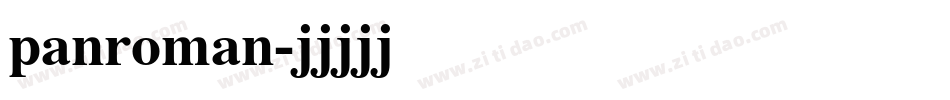 panroman字体转换