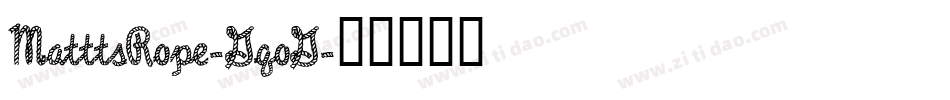 MatttsRope-GqoG字体转换