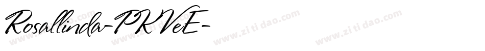 Rosallinda-PKVeE字体转换