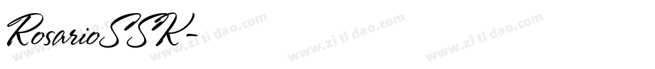RosarioSSK字体转换