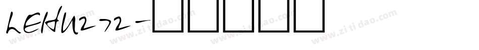 LEHN272字体转换