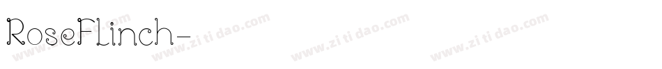 RoseFlinch字体转换