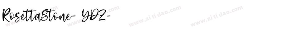 RosettaStone-5YDZ字体转换