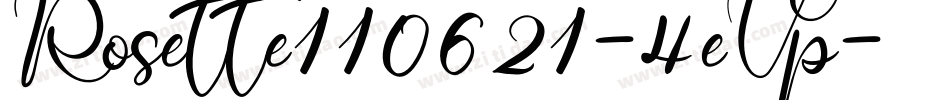 Rosette110621-4eVp字体转换