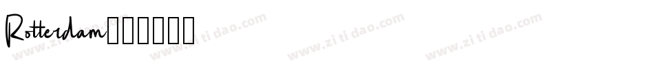 Rotterdam字体转换