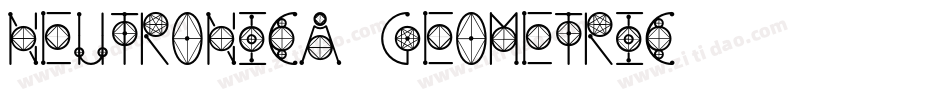 Neutronica-Geometric字体转换