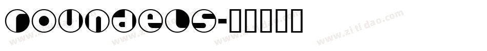 roundels字体转换