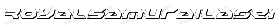 RoyalSamuraiLaserItalic-Dlv9字体转换