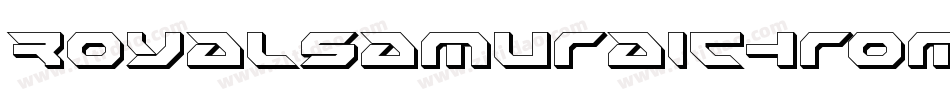 RoyalSamuraiChromeItalic-40Dl字体转换