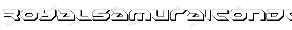 RoyalSamuraiCondensedItalic-eArl字体转换