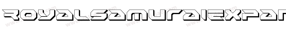 RoyalSamuraiExpandedItalic-a3Rm字体转换