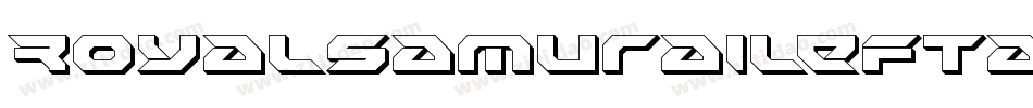 RoyalSamuraiLeftalic-AVMM字体转换
