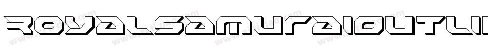 RoyalSamuraiOutlineItalic-GRmG字体转换