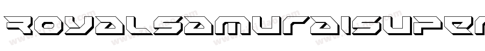 RoyalSamuraiSuperItalic-zPZ3字体转换