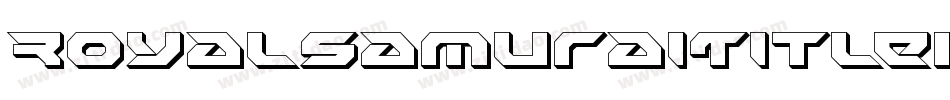 RoyalSamuraiTitleItalic-6WWY字体转换 RoyalSamuraiTitleItalic-6WWY字体转换