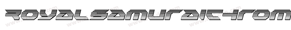 RoyalSamuraiChromeItalic-40Dl字体转换