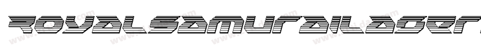 RoyalSamuraiLaserItalic-Dlv9字体转换