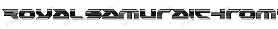 RoyalSamuraiChromeItalic-40Dl字体转换
