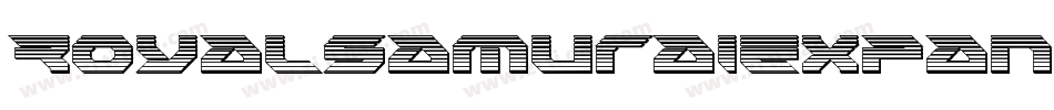 RoyalSamuraiExpandedItalic-a3Rm字体转换