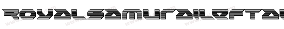 RoyalSamuraiLeftalic-AVMM字体转换