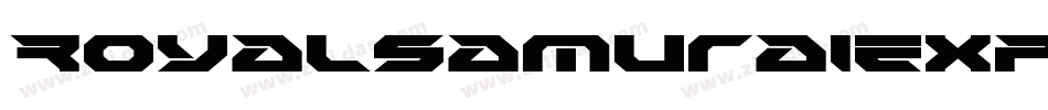 RoyalSamuraiExpandedItalic-a3Rm字体转换