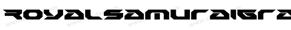 RoyalSamuraiGradient-Enwj字体转换