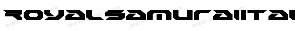 RoyalSamuraiItalic-xmEr字体转换 RoyalSamuraiItalic-xmEr字体转换