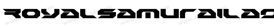 RoyalSamuraiLaser-pYX1字体转换 RoyalSamuraiLaser-pYX1字体转换