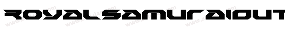 RoyalSamuraiOutlineItalic-GRmG字体转换
