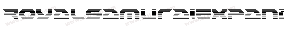 RoyalSamuraiExpandedItalic-a3Rm字体转换