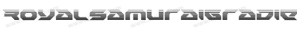 RoyalSamuraiGradientItalic-Ov0e字体转换