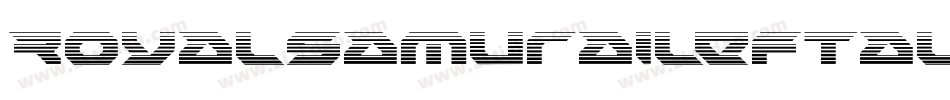 RoyalSamuraiLeftalic-AVMM字体转换