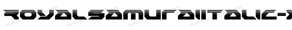 RoyalSamuraiItalic-xmEr字体转换 RoyalSamuraiItalic-xmEr字体转换