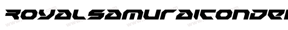 RoyalSamuraiCondensedItalic-eArl字体转换