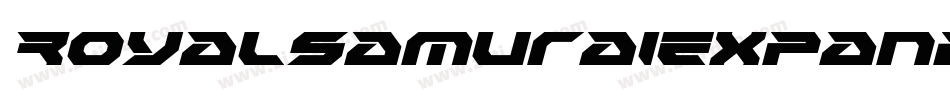 RoyalSamuraiExpandedItalic-a3Rm字体转换