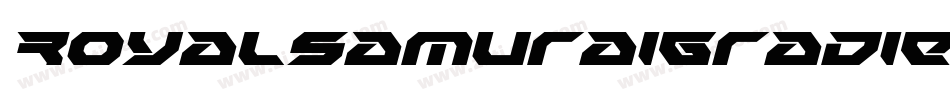 RoyalSamuraiGradientItalic-Ov0e字体转换
