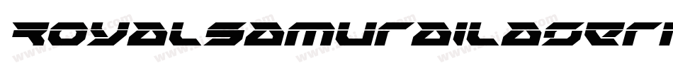 RoyalSamuraiLaserItalic-Dlv9字体转换