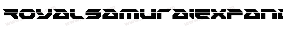 RoyalSamuraiExpandedItalic-a3Rm字体转换
