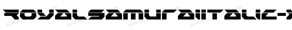 RoyalSamuraiItalic-xmEr字体转换 RoyalSamuraiItalic-xmEr字体转换