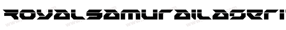 RoyalSamuraiLaserItalic-Dlv9字体转换