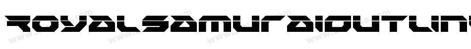 RoyalSamuraiOutlineItalic-GRmG字体转换