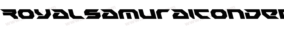 RoyalSamuraiCondensedItalic-eArl字体转换