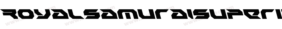RoyalSamuraiSuperItalic-zPZ3字体转换